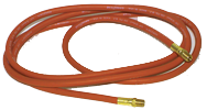 #0425 - 1/4'' ID x 25 Feet - 2 Male Fitting(s) - Air Hose with Fittings - Makers Industrial Supply