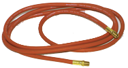 #0450 - 1/4'' ID x 50 Feet - 2 Male Fitting(s) - Air Hose with Fittings - Makers Industrial Supply