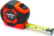 Tape Measure; 1" x 25'; Hi-Viz Orange - Makers Industrial Supply