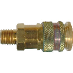 Model 1101–1/4″ MPT–1/4″ Body Size - Megaflow High Flow Connector - Makers Industrial Supply