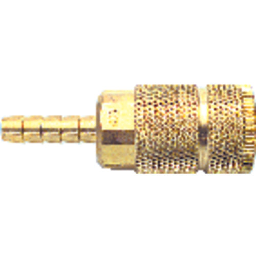 Model 598–3/8″ Hose Barb–1/4″ Body Size - Truflate Interchange Coupler - Makers Industrial Supply