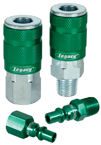 #A71458B - 1/4'' Body x 1/4 NPT (14-Pcs) - Green ARO Coupler & Plug Kit - Makers Industrial Supply