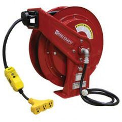 CORD REEL TRIPLE OUTLET GFCI - Makers Industrial Supply