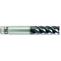 5/8 x 5/8 x 1-1/4 x 3-1/2 5Fl .060 C/R Carbide End Mill - TiALN - Makers Industrial Supply