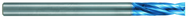 5.6mm Dia. X 110mm OAL 10XD-Carbide Drill-Flat Point -Aqua EX Coated - Makers Industrial Supply