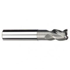 5/8" Dia. - 3/4" LOC - 6" OAL - 3 FL Carbide End Mill-Uncoated - Makers Industrial Supply