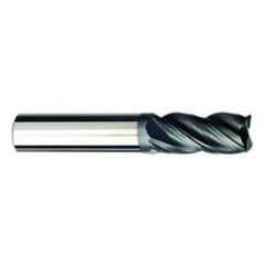 1 Dia. x 4 Overall Length 4-Flute .060 C/R Solid Carbide SE End Mill-Round Shank-Center Cut-AlCrN-X - Makers Industrial Supply