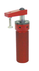 Round Threaded Body Pneumatic Swing Cylinder - #8415 .50'' Vertical Clamp Stroke - With Arm - RH Swing - Makers Industrial Supply