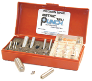 Metric 10 Tru-Punch Punch & Die Set - #40300; 20mm Maximum OD; .25mm Maximum Material Thickness - Makers Industrial Supply