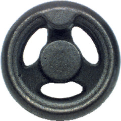 Cast Iron Hand Wheel (No Holes) - 3″ Wheel Diameter, 1″ Hub Diameter - Makers Industrial Supply