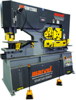 126 Ton - 24" Throat - 15HP, 220V, 3PH Motor Dual Cylinder Complete Integrated Ironworker - Makers Industrial Supply