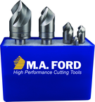 90 Degree 3 Flute Aircraft Countersink Set - Makers Industrial Supply