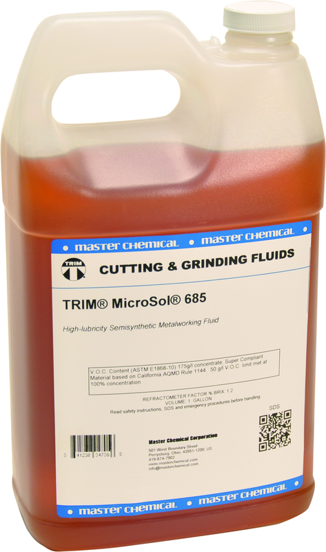 1 Gallon TRIM® MicroSol® 685 High Lubricity Semi-Synthetic Metalworking Fluid - Makers Industrial Supply