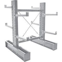 Galv Cantilever Dbl 6' Upright Md 24″Set - Exact Industrial Supply