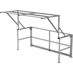 Mezzanine Safety Dbl Wide Gate Stainless Steel - Exact Industrial Supply