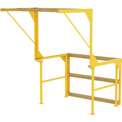 Mezzanine Safety Gate - Knockdown - Exact Industrial Supply