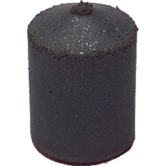 1 3/4″ × 1″ × 1/4″ - Pointed Resin Bonded Rubber Cone (Medium Grit) - Makers Industrial Supply