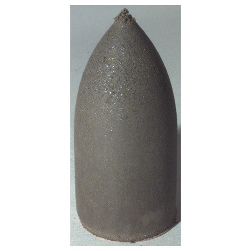 1 3/4″ × 7/8″ × 1/4″ - Bullet Resin Bonded Rubber Cone (Extra Fine Grit) - Makers Industrial Supply