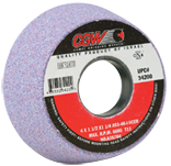 4 x 1-1/2 x 1-1/4" - Type 11 - AS3-60-K-VCER - Tool & Cutter Grinding Wheel - Makers Industrial Supply