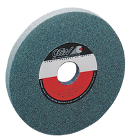 7 x 1 x 1-1/4'' - Silicon Carbide (GC) 80-I Type 5 (3 x 1/2) Surface Grinding Wheel - Makers Industrial Supply