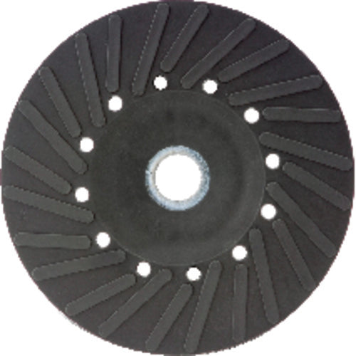 5″ - Smooth Bore - Spiral Pattern - Polymer Backing Plate For Resin Fibre Disc Without Nut - Makers Industrial Supply