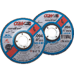 7″ × 3/32″ × 5/8 11″ - Aluminum Oxide- A36-SBF - Depressed Center Wheel