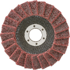 4 1/2″ × 5/8″-11 - Very Fine - Type 27 - Surface Conditioning Flap Disc - Makers Industrial Supply