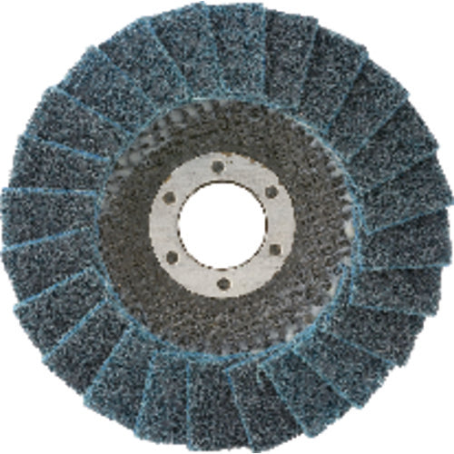 4 1/2″ × 5/8″-11 - Medium - Type 27 - Surface Conditioning Flap Disc - Makers Industrial Supply