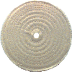 6 × 1/2″ Hole Sewed Buffing Wheel - Makers Industrial Supply