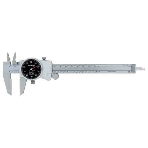 ‎0-6″ Range - Dial Caliper Orange Face - 0.001″ Graduation - Makers Industrial Supply