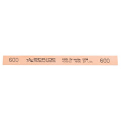 1/4″ × 1/4″ × 6″-600 Grit - Rectangular Shaped Orange EDM Stone - Makers Industrial Supply