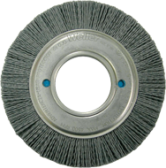 4" Diameter - 5/8" Arbor Hole - Nylon Abrasive Straight Wheel - Makers Industrial Supply