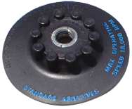 4-1/2" - BD55F Style - Resin Fibre Disc Quick Change Holder Pad - Medium - Makers Industrial Supply