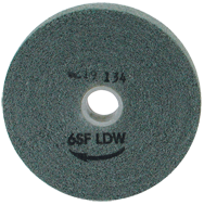 6 x 1 x 1'' - Fine Grit - Silicon Carbide Light Deburring Non-Woven Wheel - Makers Industrial Supply