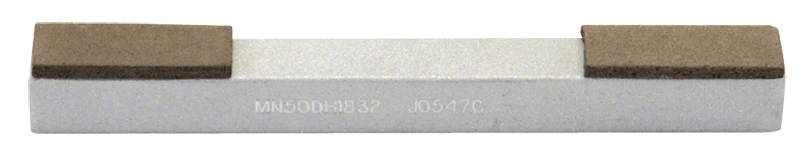 1'' Diamond Length - 4'' OAL (3/8 x 3/8") - 150/220 Grit - Double End Resin Bond Diamond Hone - Makers Industrial Supply