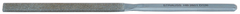 4'' Diamond Length - 8-1/2'' OAL (10.4 x 2.8mm) - Coarse Grit - Equalling Diamond Heavy Duty File - Makers Industrial Supply