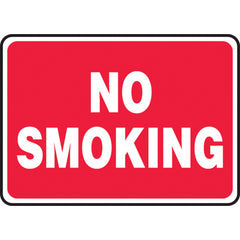 Sign, No Smoking, 7″ × 10″, Vinyl - Makers Industrial Supply