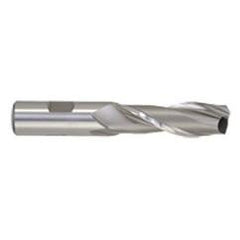 1-7/8 Dia. x 5-1/2 Overall Length 2-Flute Square End High Speed Steel SE End Mill-Round Shank-Center Cut-Uncoated - Makers Industrial Supply