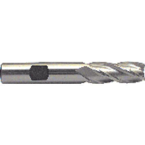 ‎1/4″ Dia. × 3/8″ Shank × 5/8″ DOC × 2-7/16″ OAL, HSSCo, Uncoated, 4 Flute, Plain, External, Center Cutting, Solid End Mill Series/List #4586 - Makers Industrial Supply