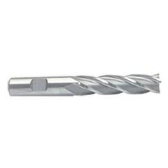 1-1/4 Dia. x 6-1/2 Overall Length 6-Flute Square End M-42 Cobalt SE End Mill-Round Shank-Center Cut-Uncoated - Makers Industrial Supply