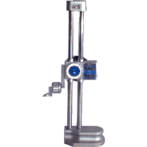 ‎Twin Beam Digital Count Dial Height Gage - Model 192-130-300 mm-0.01 mm Graduation - Makers Industrial Supply