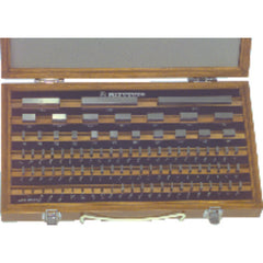 Metric Gage Block Set - Model 516-959-26-47 Pieces - Grade 3(A&B) - Steel - Exact Industrial Supply