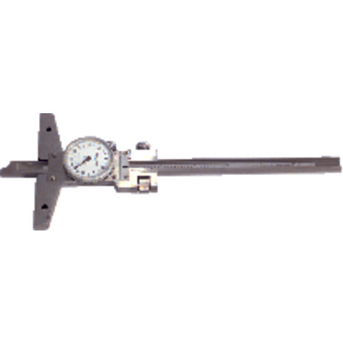 0-12″ Measuring Range (0.001″ Graduation) - Dial Depth Gage - Makers Industrial Supply