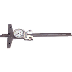 0-12″ Measuring Range (0.001″ Graduation) - Dial Depth Gage - Makers Industrial Supply