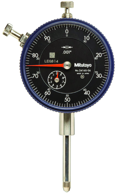 1" Total Range - 100-0 Dial Reading - AGD 2 Dial Indicator - Makers Industrial Supply