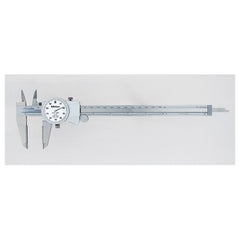 ‎0-6″ Range - Dial Caliper White Face - 0.001″ Graduation Carbide Jaw; ID; OD - Makers Industrial Supply