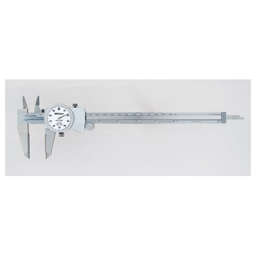 ‎0-8″ Range - Dial Caliper White Face - 0.001 Graduation Carbide Jaw - Makers Industrial Supply