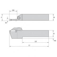 250214 WMT LH TOOLHOLDER 16 X 16 - Makers Industrial Supply