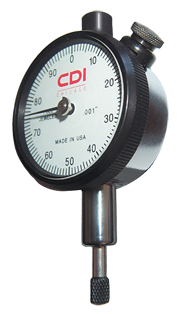 .075 Total Range - 0-15-0 Dial Reading - AGD 1 Dial Indicator - Makers Industrial Supply