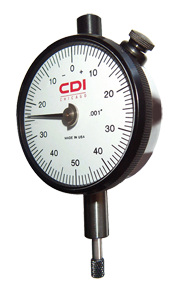 5.0 Total Range - .001 Graduation - AGD 2 Dial Indicator - Makers Industrial Supply